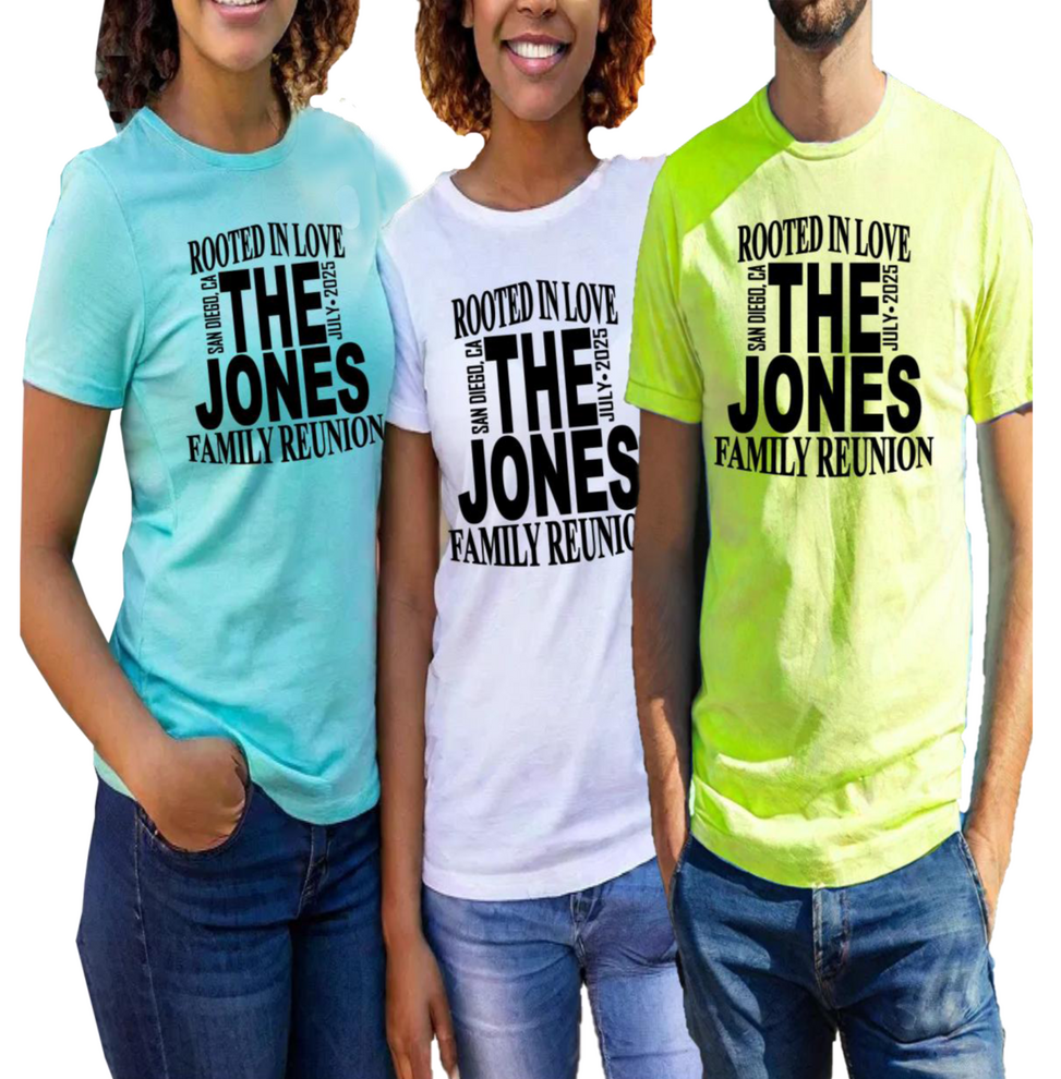 Custom design T-shirts for your group